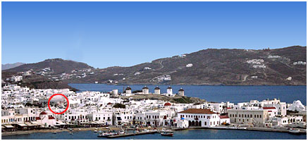 Christina Studios, Mykonos Location