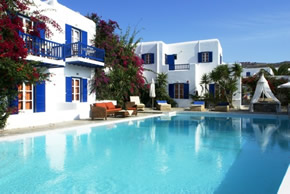 Mykonos gay holiday accommodation Hotel Dionysos