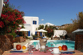Mykonos gay holiday accommodation Hotel Dionysos