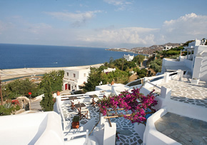 Mykonos gay holiday accommodation Hotel Madalena