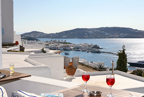 Mykonos gay holiday accommodation Hotel Madalena