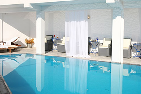 Mykonos gay holiday accommodation Hotel Madalena