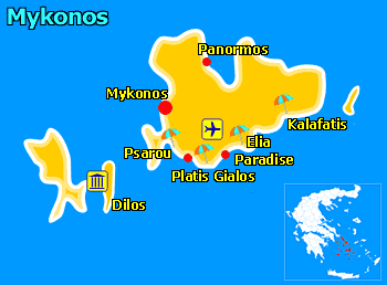 Mykonos View Apartments Location