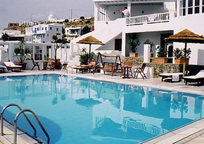 Mykonos gay friendly holiday accommodation Rochari Hotel