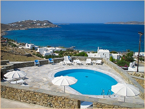 Mykonos gay holiday accommodation Rochari Studios