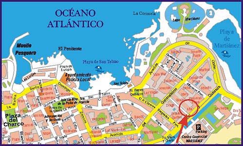 Tenerife gay holiday accommodation Alta Apartments Map