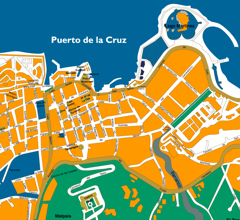 Tenerife gay holiday accommodation Park Plaza Apartments Map