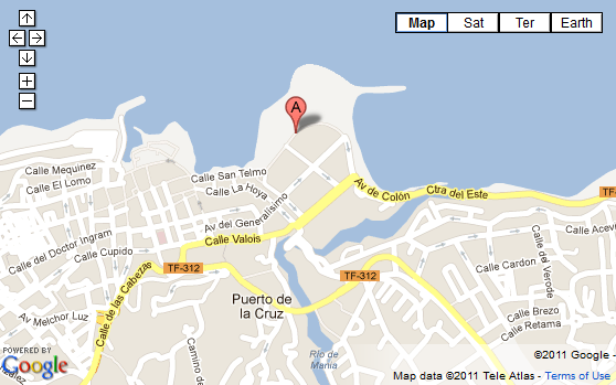 Tenerife gay holiday accommodation Valle Mar Hotel Map