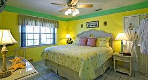 Ft.Lauderdale exclusively gay men's clothing optional Coral Reef Guesthouse Elite King Suite 106