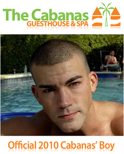 Ft.Lauderdale exclusively gay men's clothing optional The Cabanas guesthouse and Spa