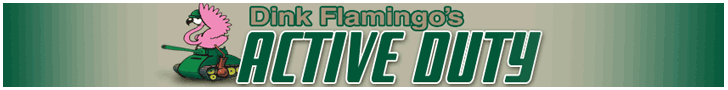 Dink Flamingo's Active Duty