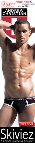 Andrew Christian Sexy men's swimwear and underwear at Skiviez